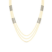 3 Layer Black Bead Mangalsutra
